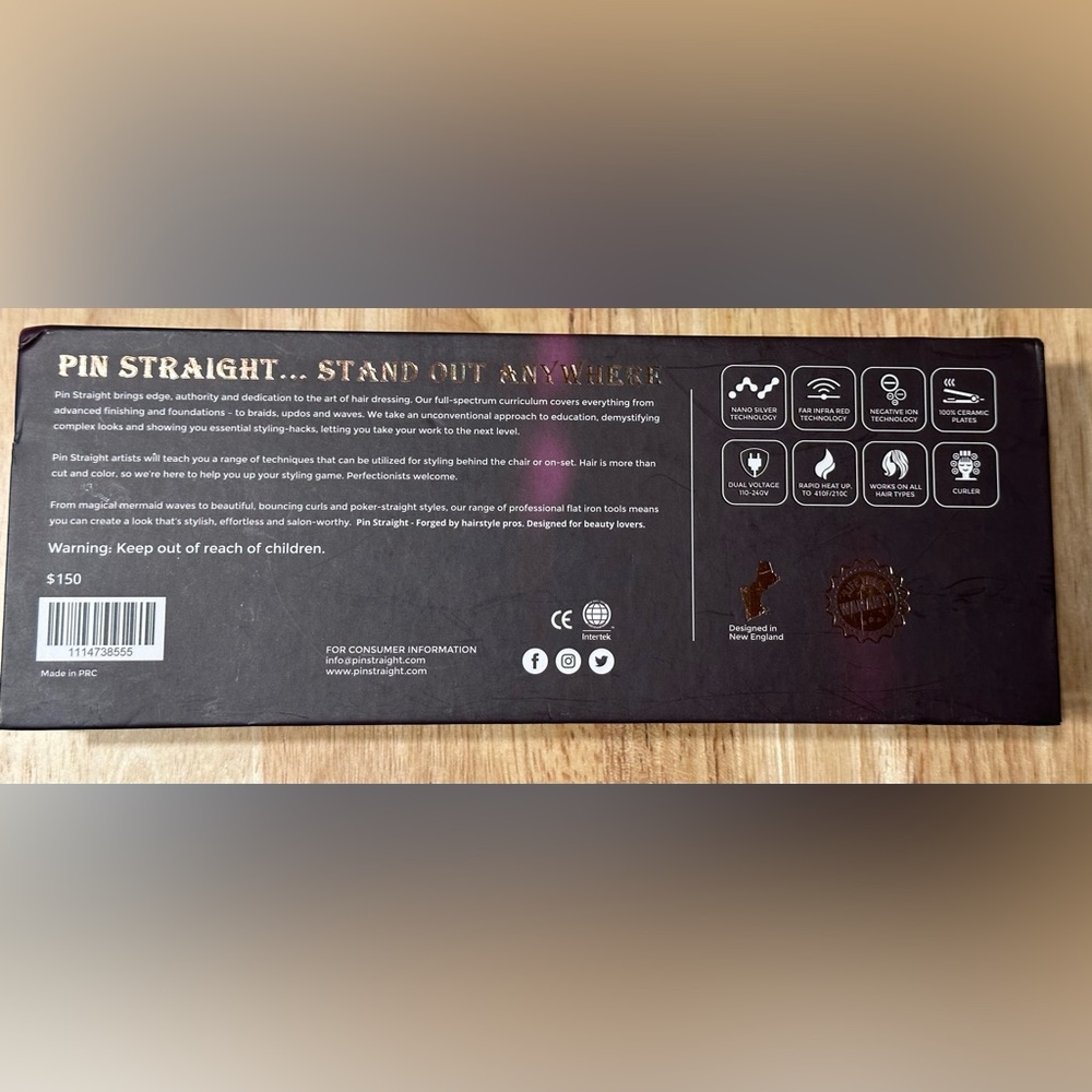 Travel Size Hair Straightener by Pin Straight - Picture 9 of 14